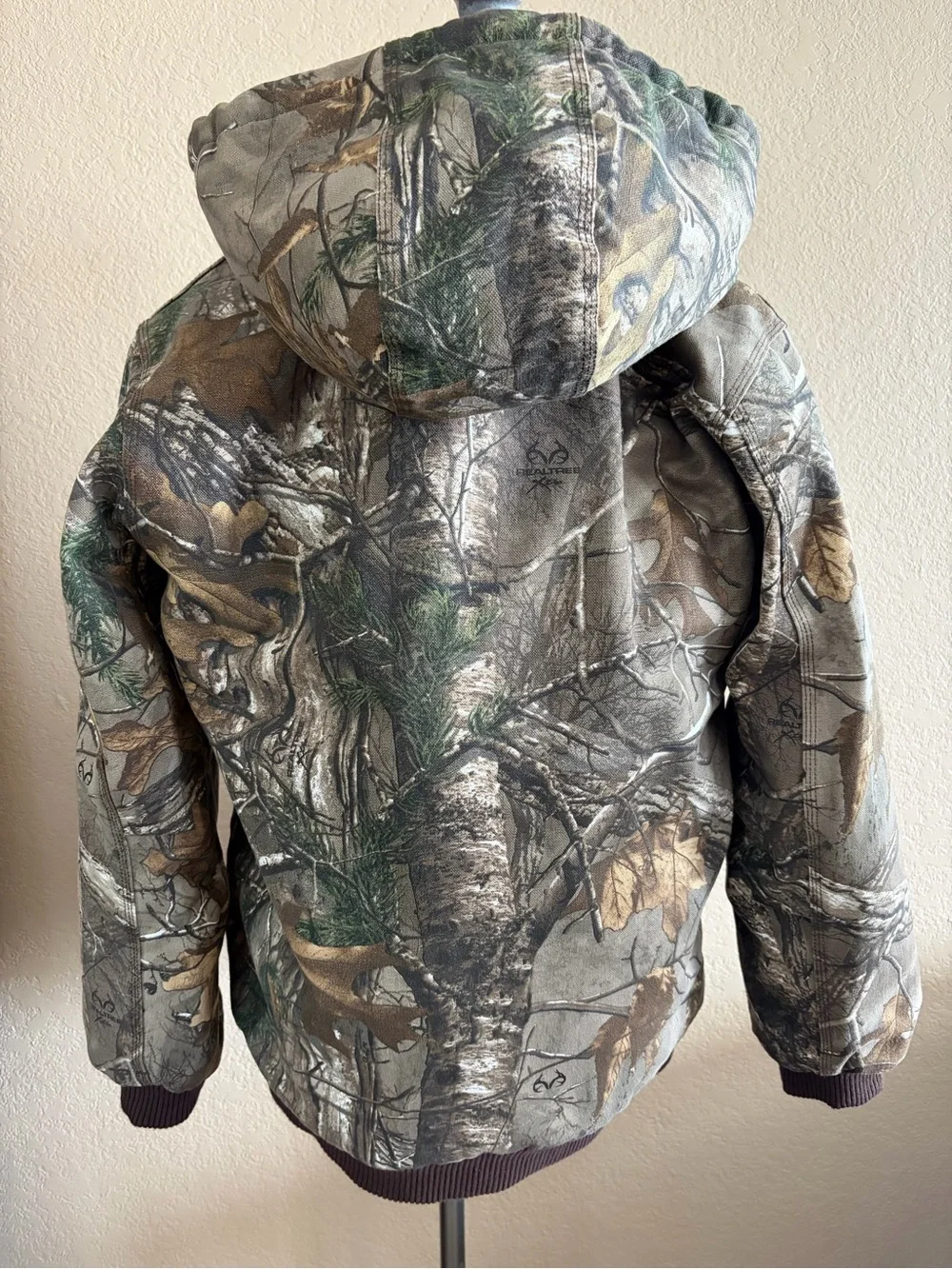 Carhartt Kids' Realtree Camo Hooded Jacket - Brown/Green